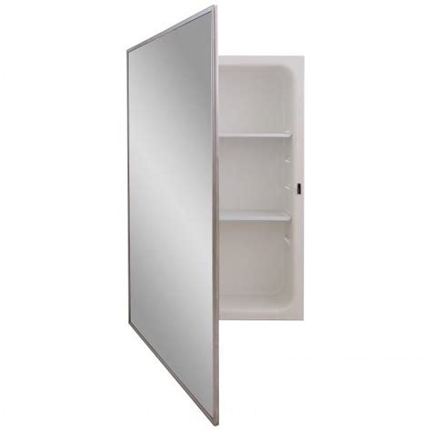 Jensen 468BC Basic Styleline Recessed Steel Medicine Cabinet, 